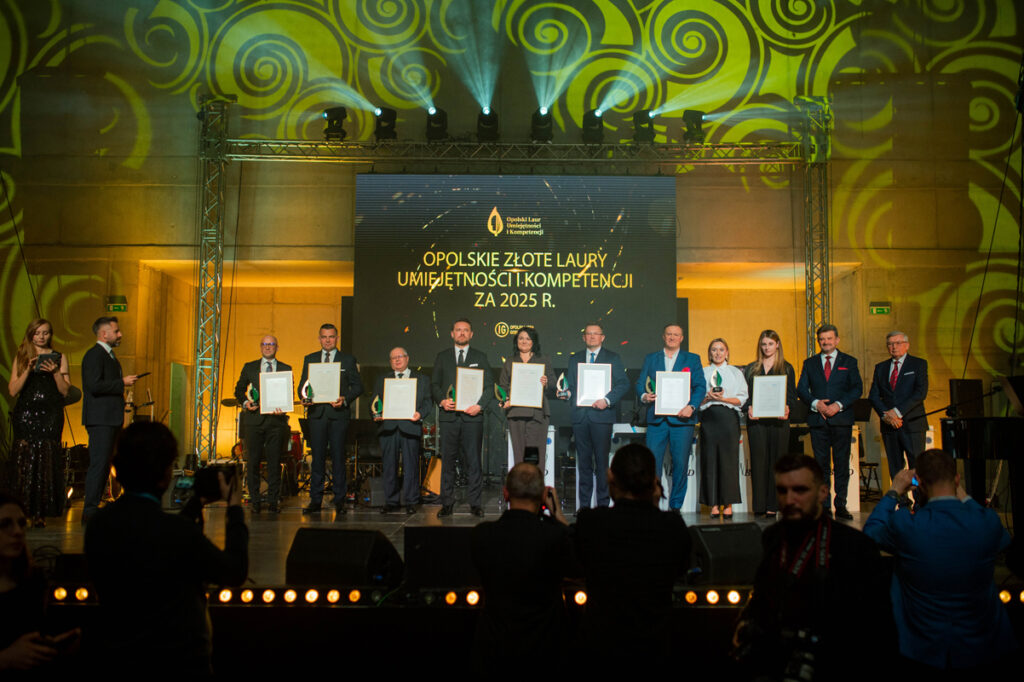 złoty laur umiejętności i kompetencji paretti